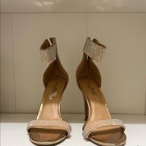 Aldo Shimmering Gold Heels